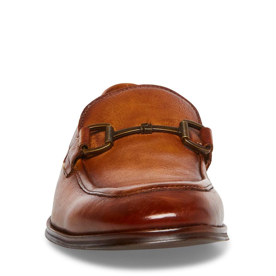 Steve Madden AAHRON Férfi Loafer Cipő Barna | 815XQYNEH