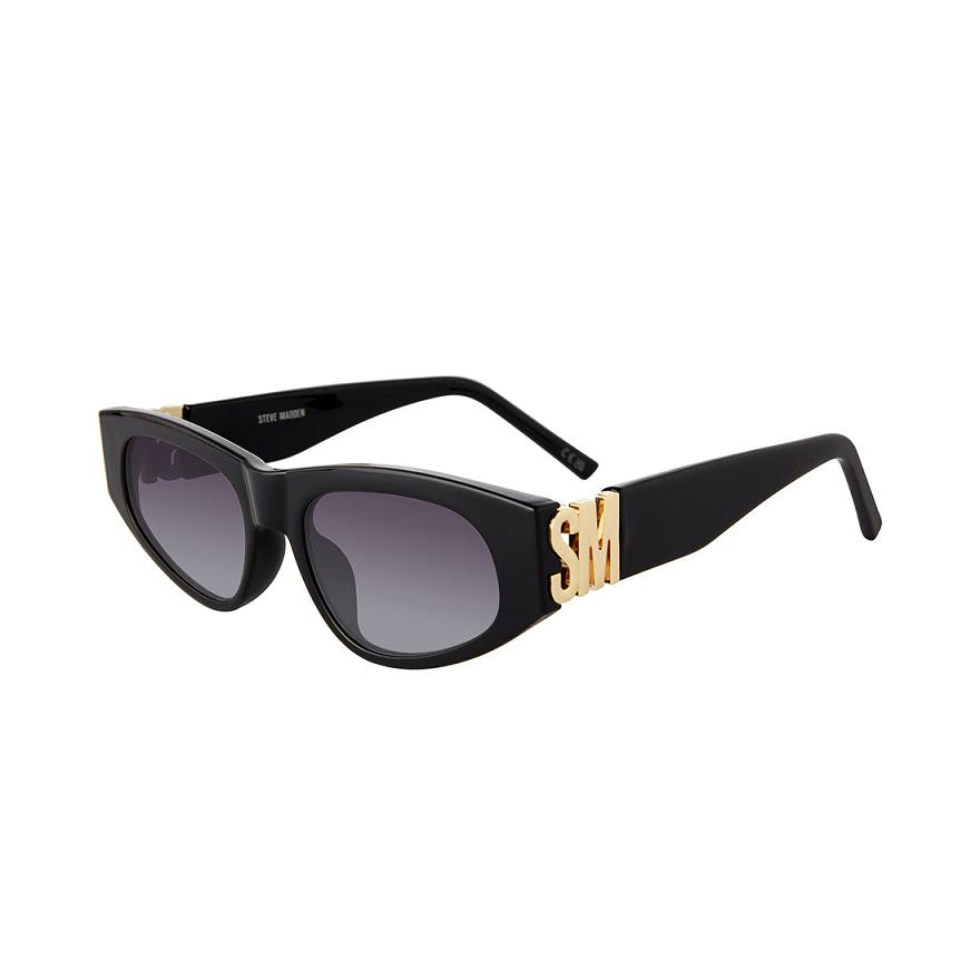 Steve Madden ADRIANE SUNGLASSES Női Napszemüveg Fekete | 287HZPIME