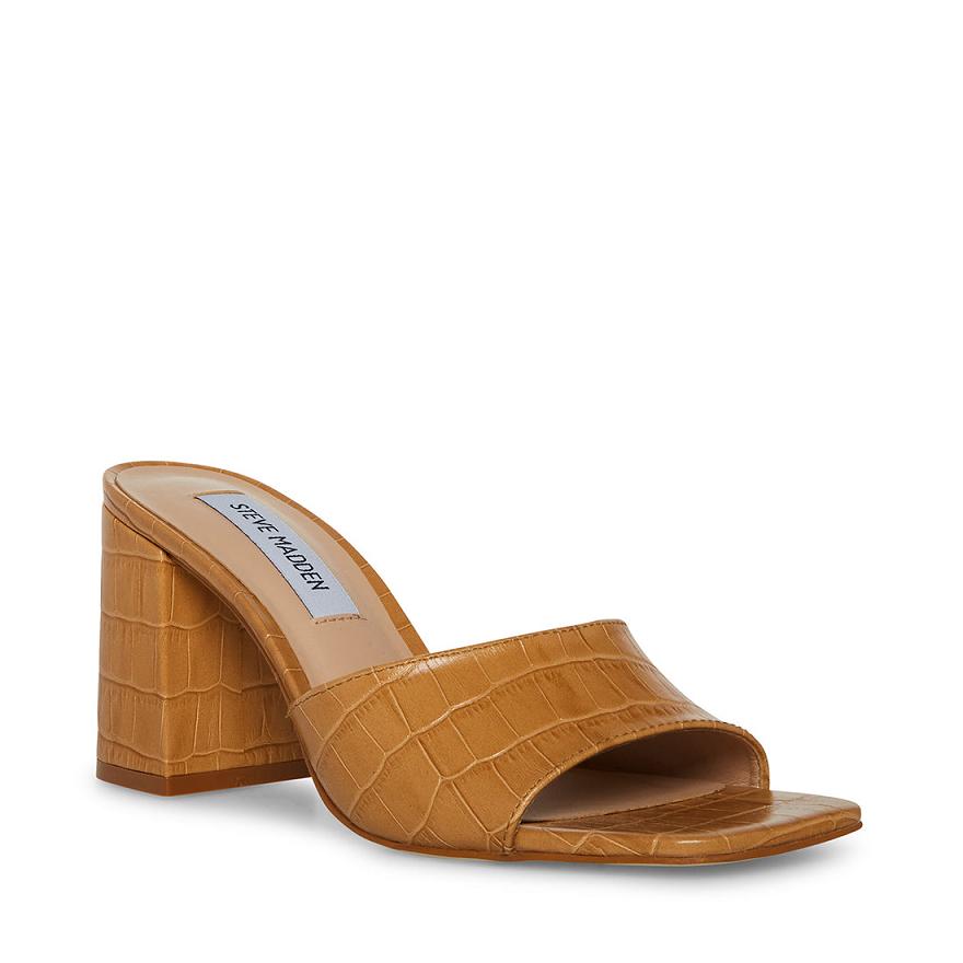 Steve Madden ALAYA Női Magassarkú Barna | 820GYSMZK