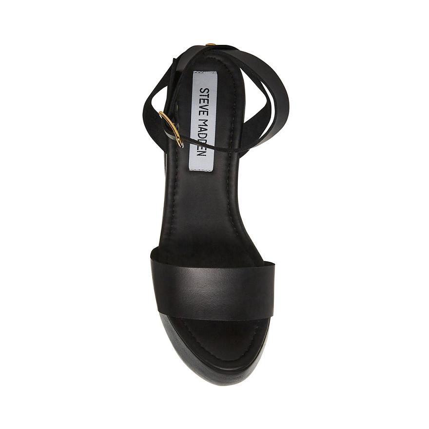 Steve Madden ALESSIA Női Platform Cipő Fekete | 301JLNDEK