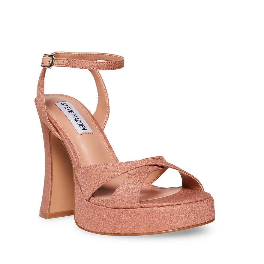 Steve Madden ANGE Női Platform Cipő Blush | 359IMWLJA