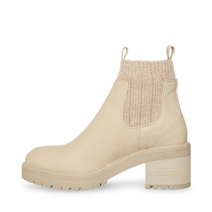 Steve Madden APOLLO Női Bokacsizma Bone | 915SGJUPC