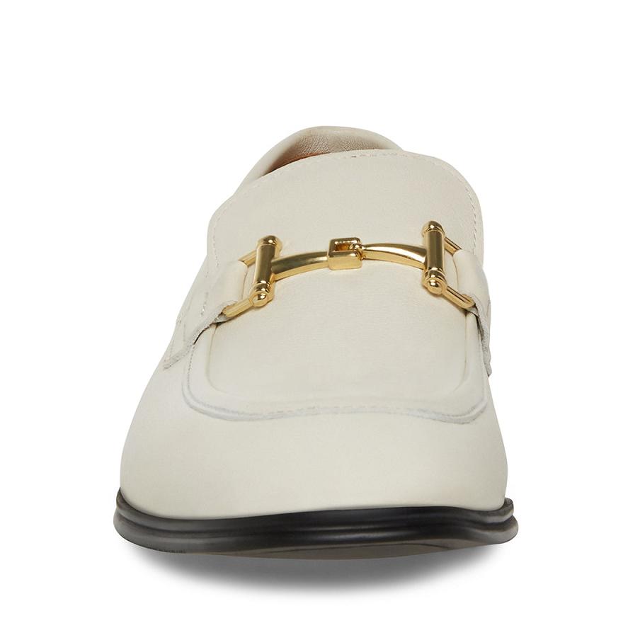 Steve Madden ARCHEE Férfi Loafer Cipő Bone | 249WKFXOL