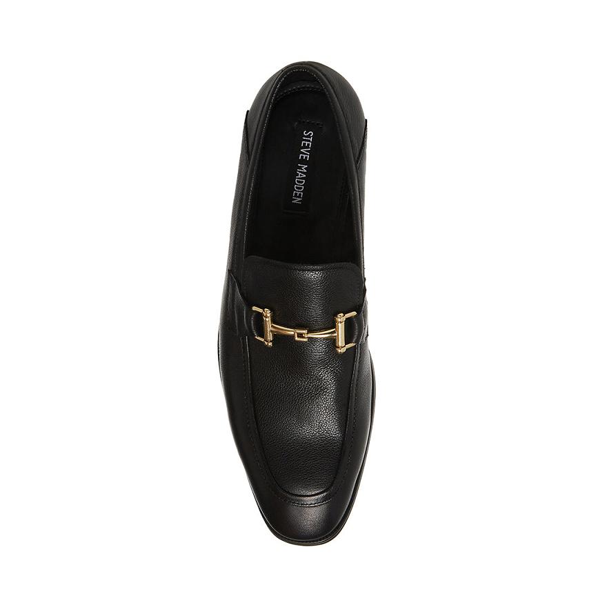 Steve Madden ARCHEE Férfi Loafer Cipő Fekete | 250GHRBJQ