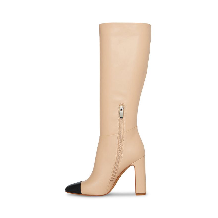 Steve Madden ARIELLE Női Hosszú Szárú Csizma Krém | 245GZDCTV