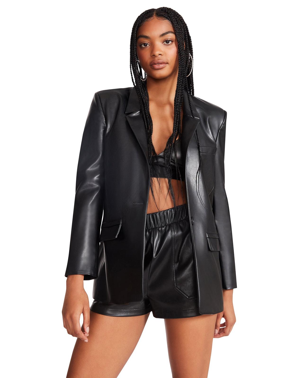 Steve Madden AUDREY BLAZER Női Egy darab és készlet Fekete | 018ULHYDA