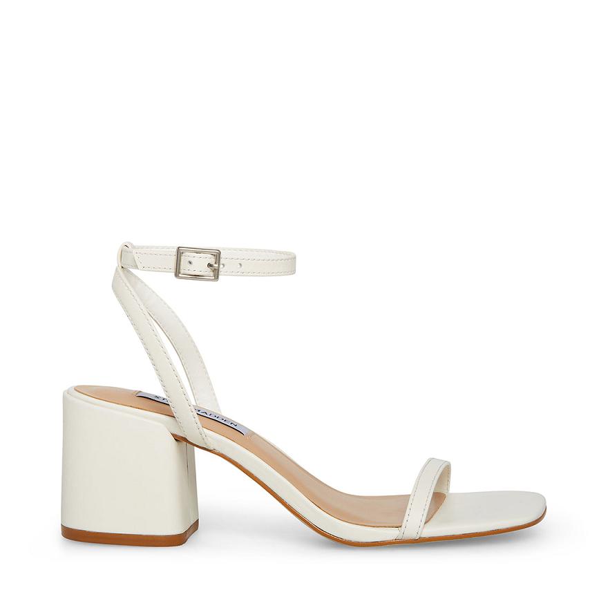 Steve Madden AUDRINA Női Magassarkú Fehér | 241CTKEJV