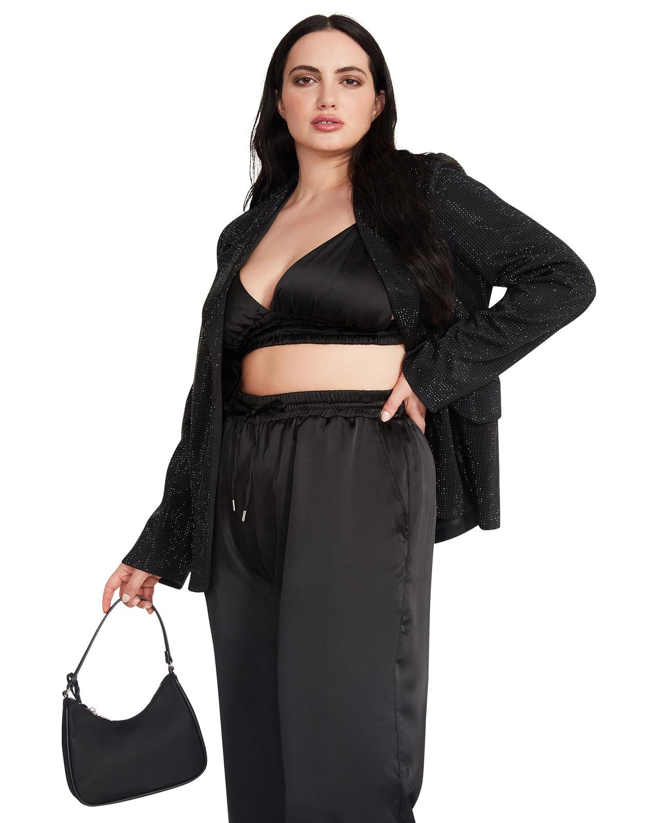 Steve Madden AYA JACKET Női Kabát Fekete | 961IOTFMK