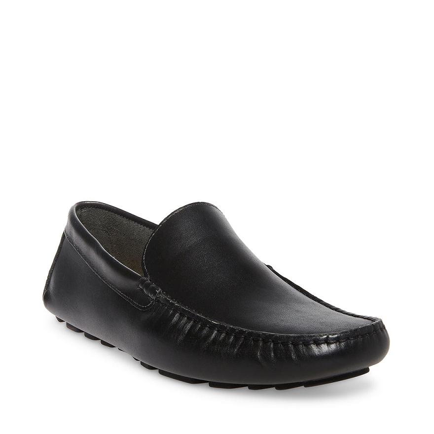 Steve Madden BERGAMO Férfi Loafer Cipő Fekete | 035VFZCXK
