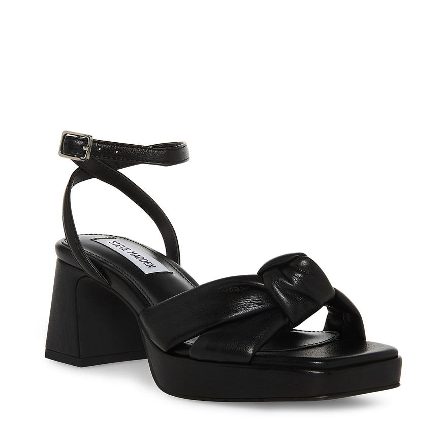 Steve Madden BETTINA Női Szandál Fekete | 239DZKFSC