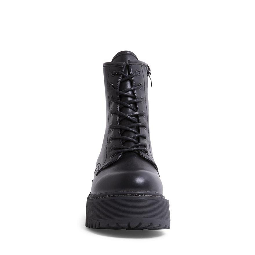 Steve Madden BETTYY Női Bokacsizma Fekete | 637GYTWIA