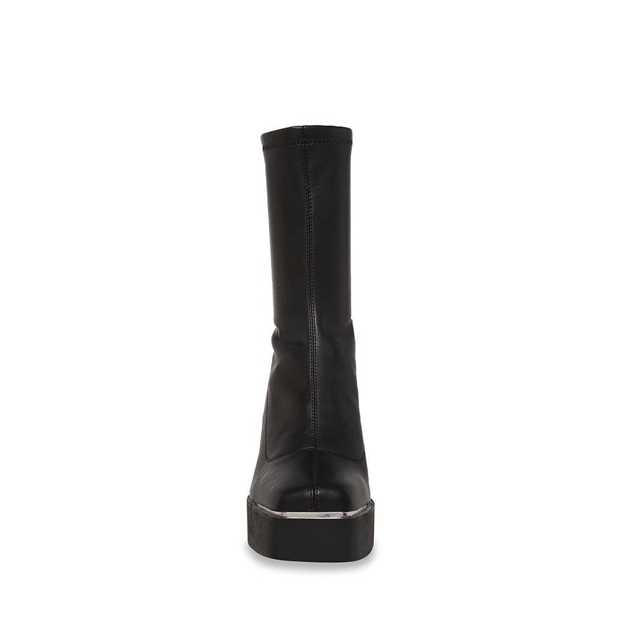 Steve Madden BOSA Női Platform Cipő Fekete | 954WCXHEZ