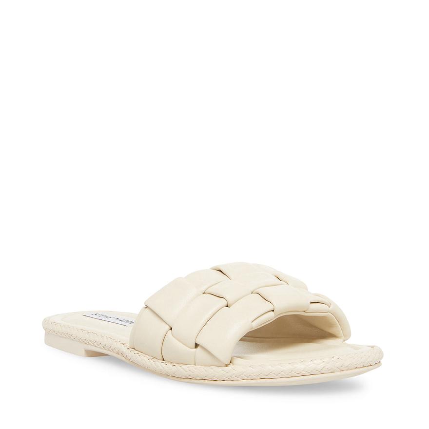 Steve Madden BRINA Női Szandál Bone | 701DCFAQO