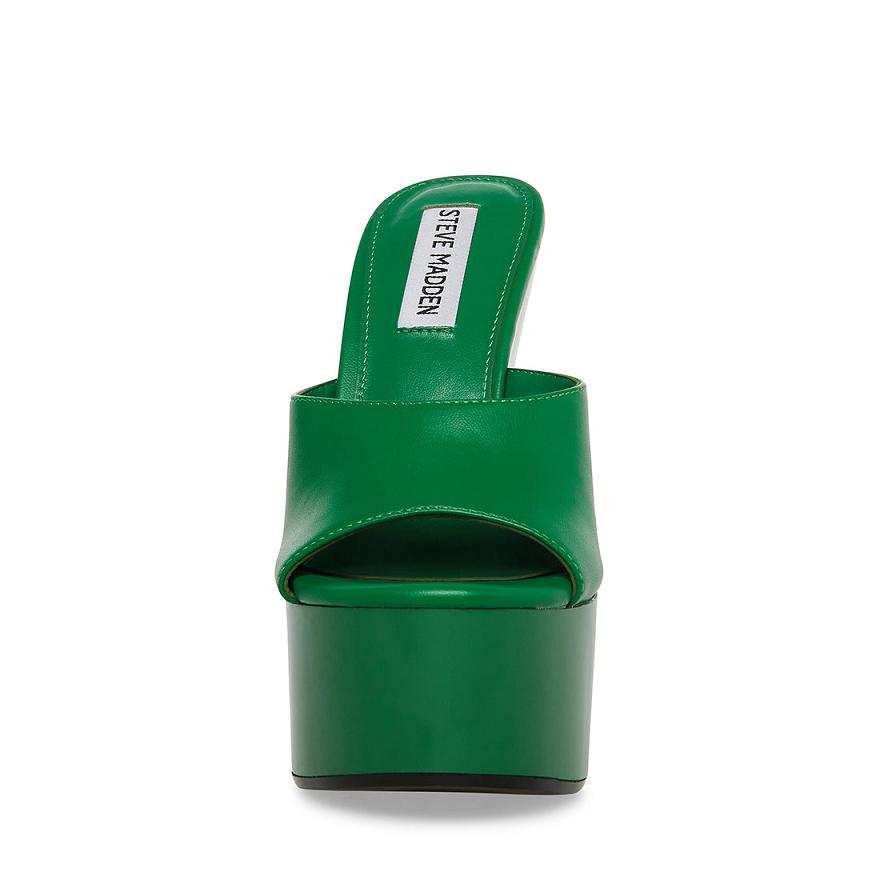 Steve Madden BRISTAL Női Mule Cipő Zöld | 762YZOVST
