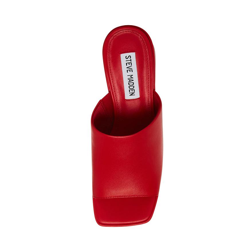 Steve Madden CAPRIA Női Lapos Szandál Piros | 759RCJEYS