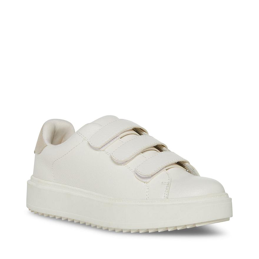 Steve Madden CATCHING Sneakers Női Sneaker Fehér | 152RCDPQL