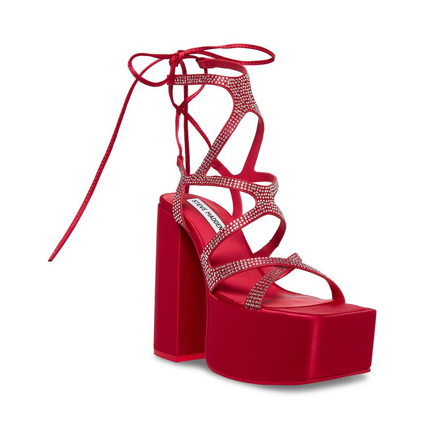 Steve Madden CHAMPAGNE PINK Női Platform Cipő Rózsaszín | 619OFXUER