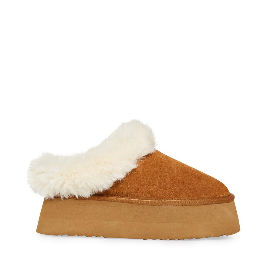 Steve Madden CHAPLIN Női Papucs Barna | 083KONJZU