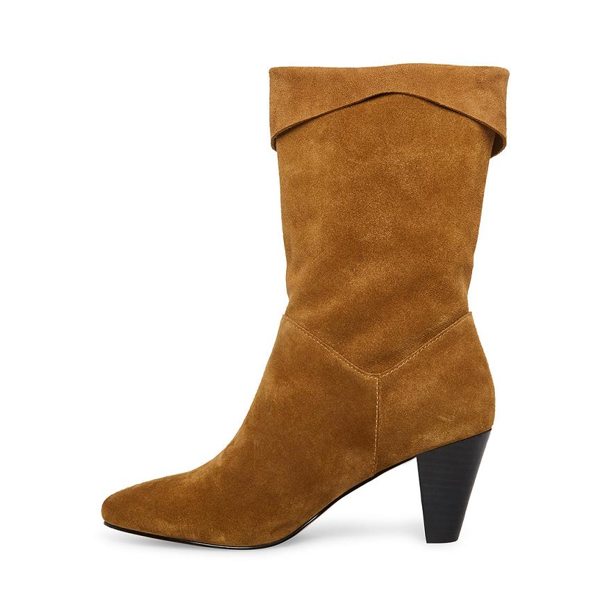 Steve Madden CHARLOTTE Női Bokacsizma Taupe | 047FWAUIS