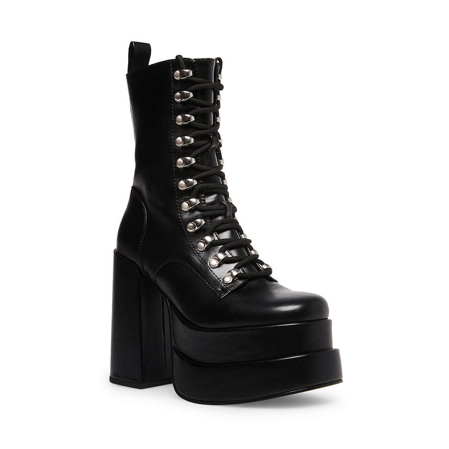 Steve Madden CLASH Női Platform Cipő Fekete | 591UNJGPE