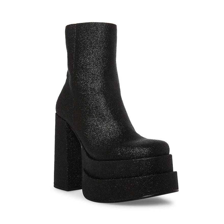 Steve Madden COBRA Női Platform Cipő Fekete | 063QPIEUR