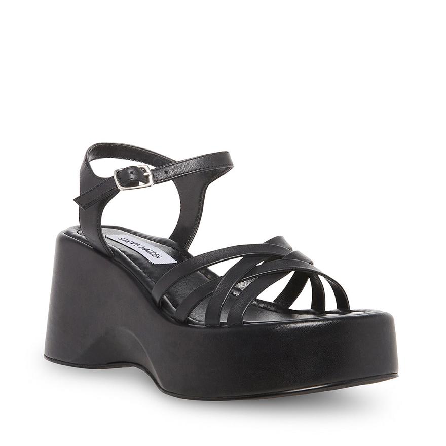 Steve Madden CRAZY30 Női Szandál Fekete | 137LSUTMG