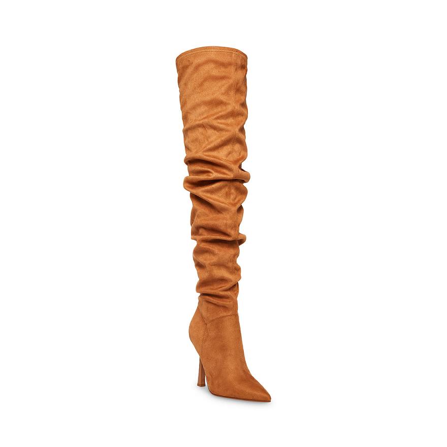Steve Madden CYNTHIA Női Csizma Barna | 829JCVLHX