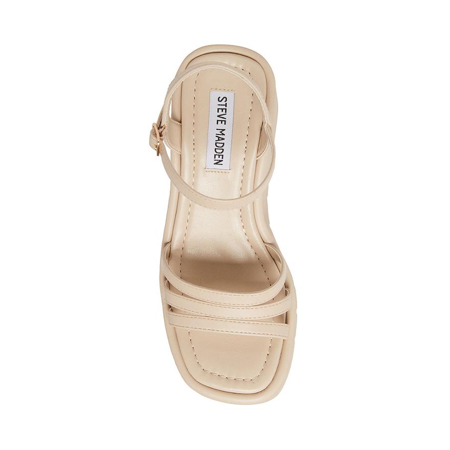 Steve Madden DANE Női Szandál Bone | 142KJGNZH