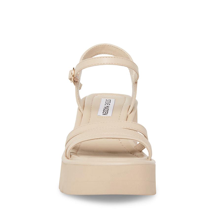 Steve Madden DANE Női Szandál Bone | 514CULNFJ