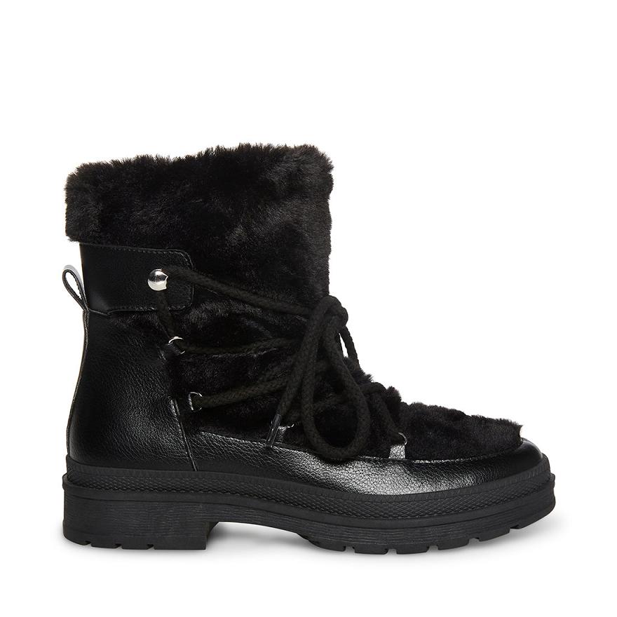 Steve Madden DIONE Női Csizma Fekete | 971XWVHFG