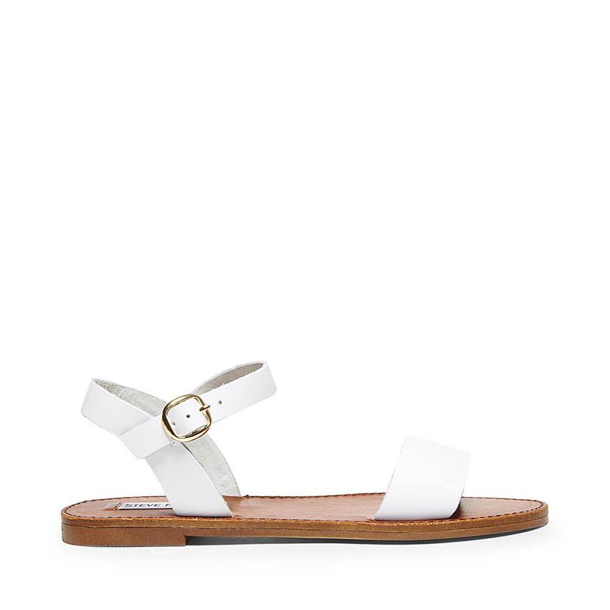 Steve Madden DONDDI Női Szandál Fehér | 195XHZTFA