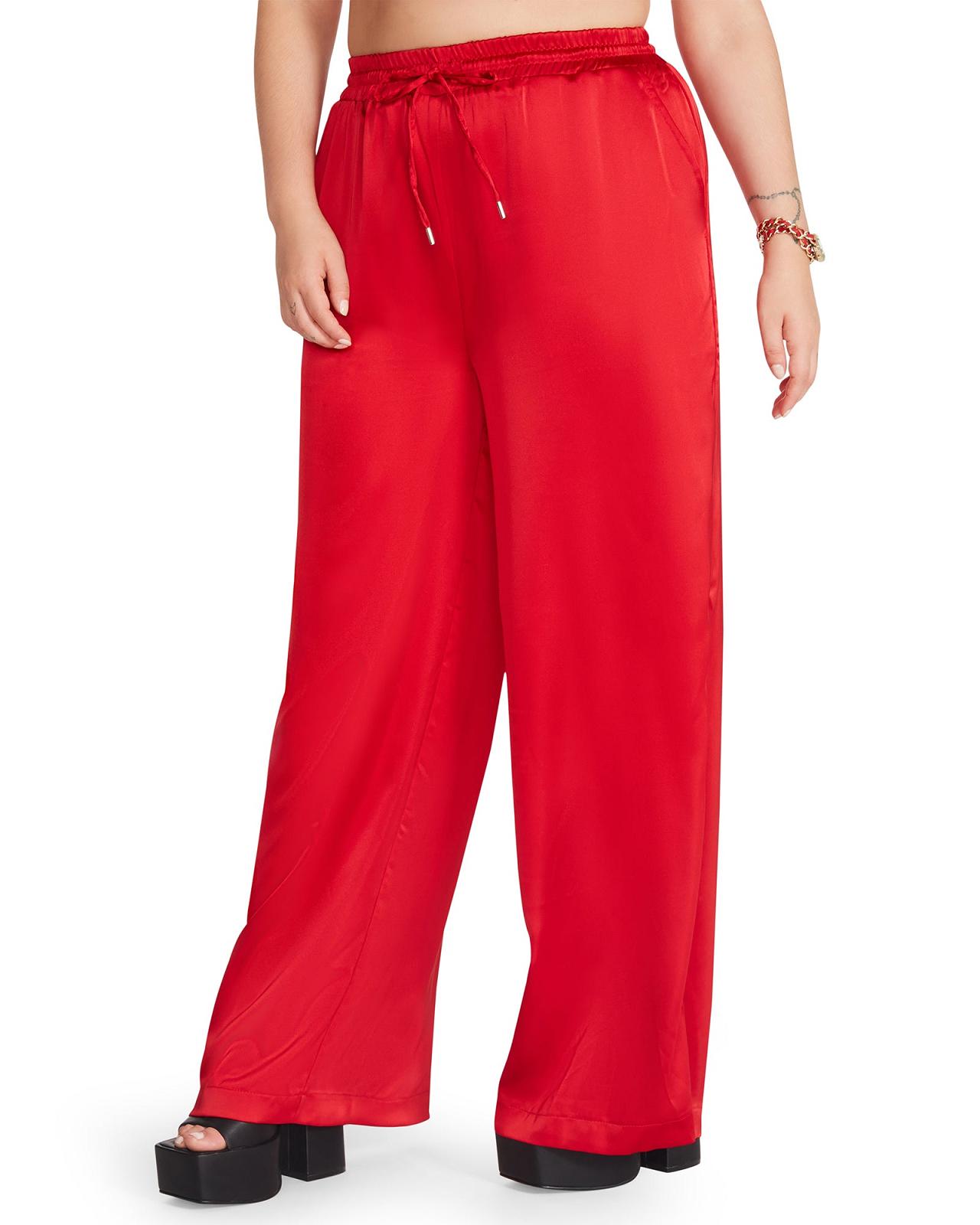 Steve Madden DORIAN PANT Női Egy darab és készlet Piros | 983MEDLJA