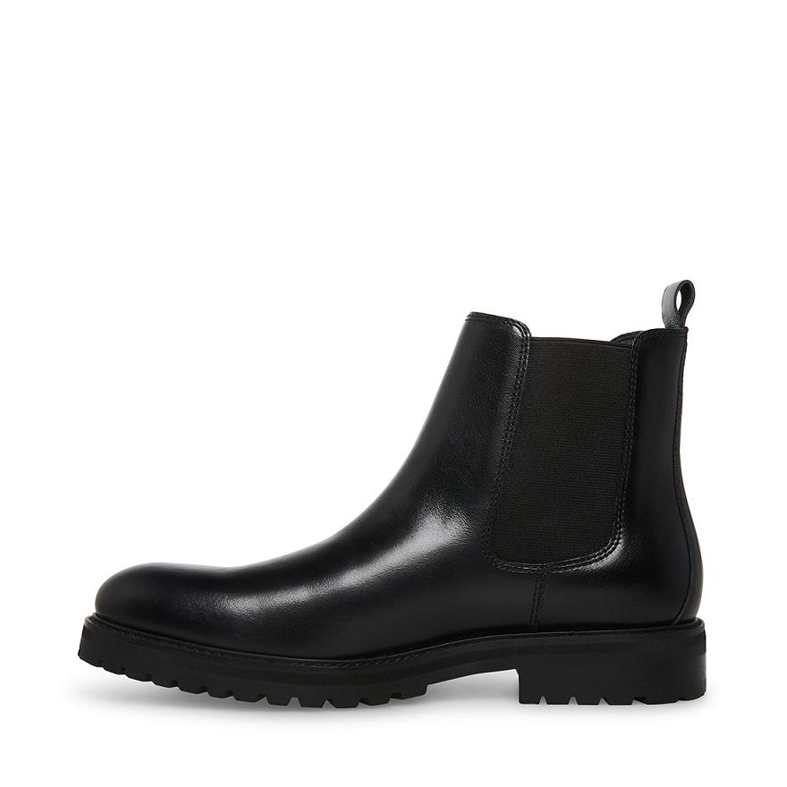 Steve Madden DUREN Férfi Csizma Fekete | 573NZKSXJ