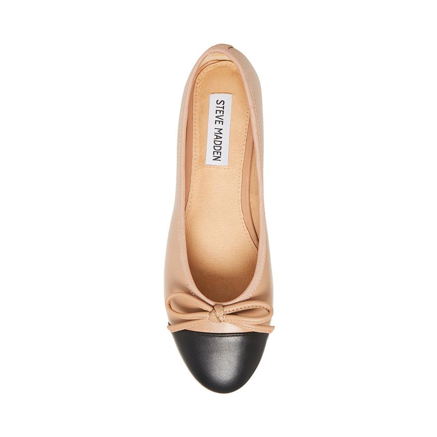 Steve Madden ELLISON Női Balerina Cipő Bézs | 849YTZBNX