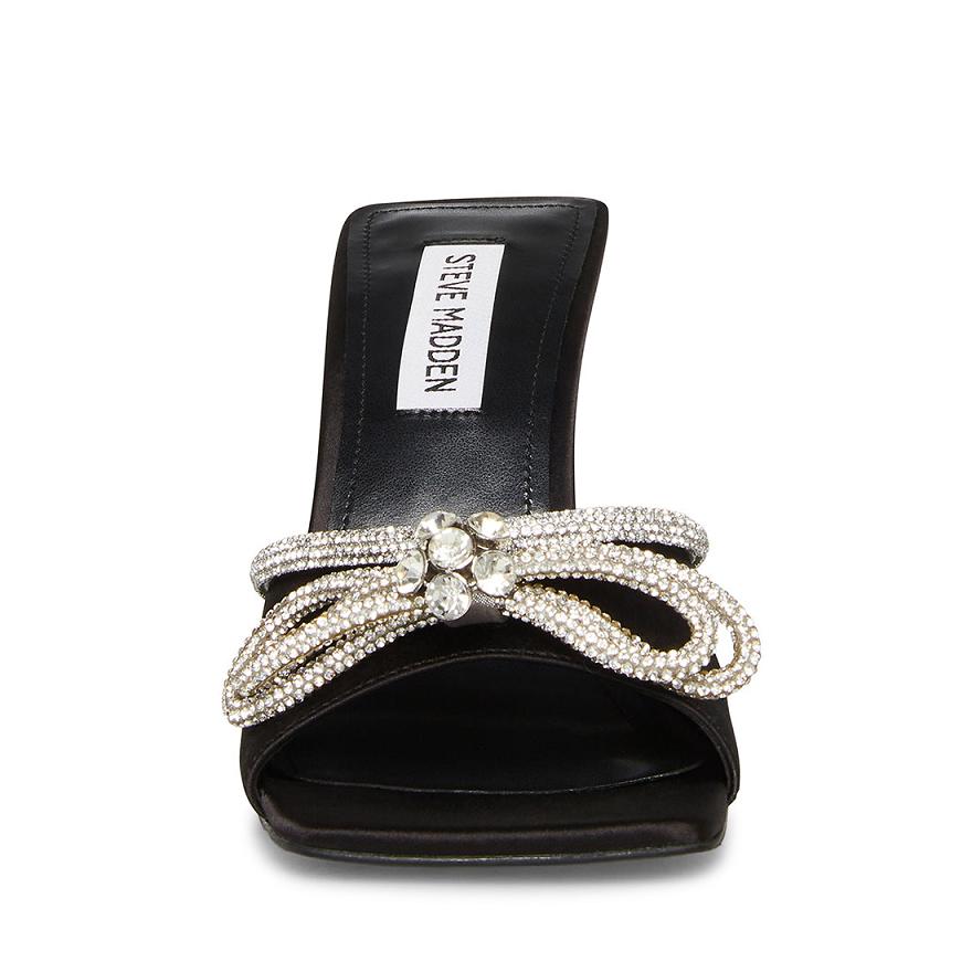 Steve Madden EMBELLISH Női Mule Cipő Fekete | 019YBSCFD