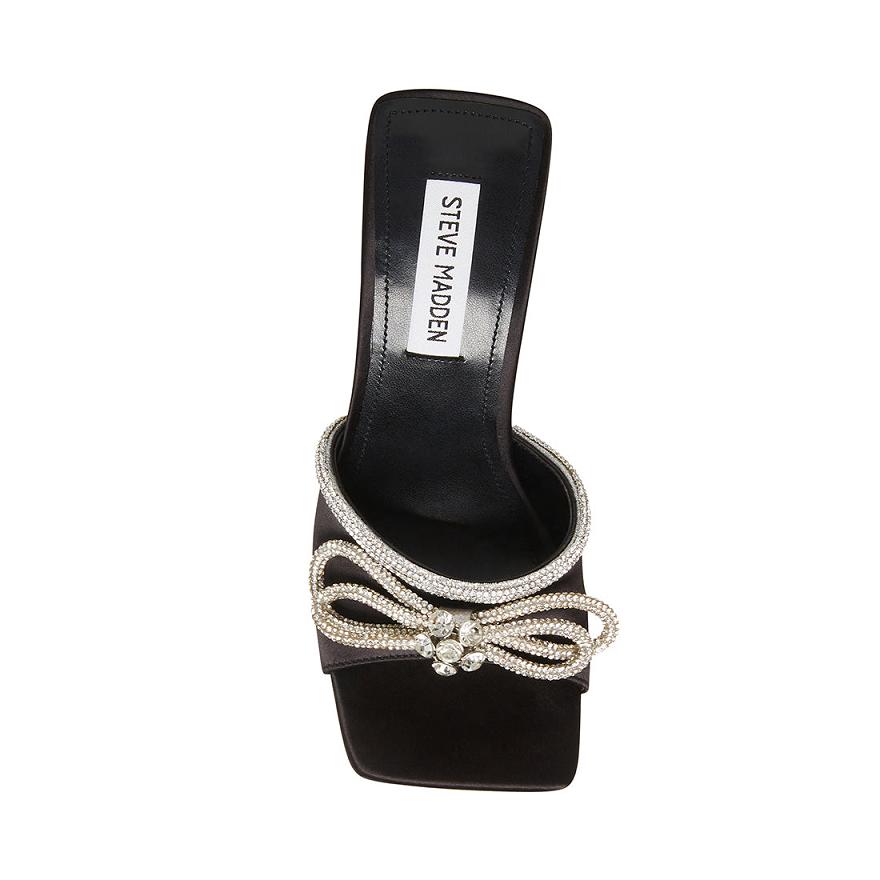 Steve Madden EMBELLISH Női Mule Cipő Fekete | 019YBSCFD