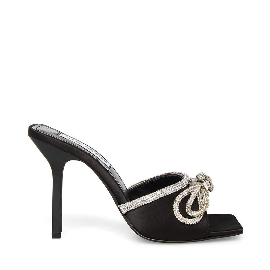 Steve Madden EMBELLISH Női Mule Cipő Fekete | 019YBSCFD