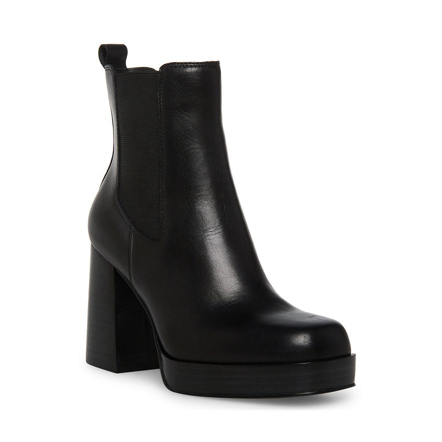 Steve Madden EXPECT Női Chelsea Csizma Fekete | 069CRWHPL
