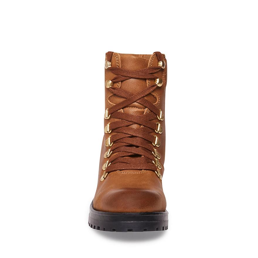 Steve Madden GALWAY Női Bokacsizma Barna | 182FYZLTM