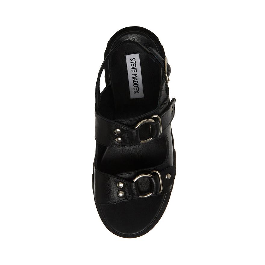 Steve Madden GARRICK Női Platform Cipő Fekete | 543UFXLAZ