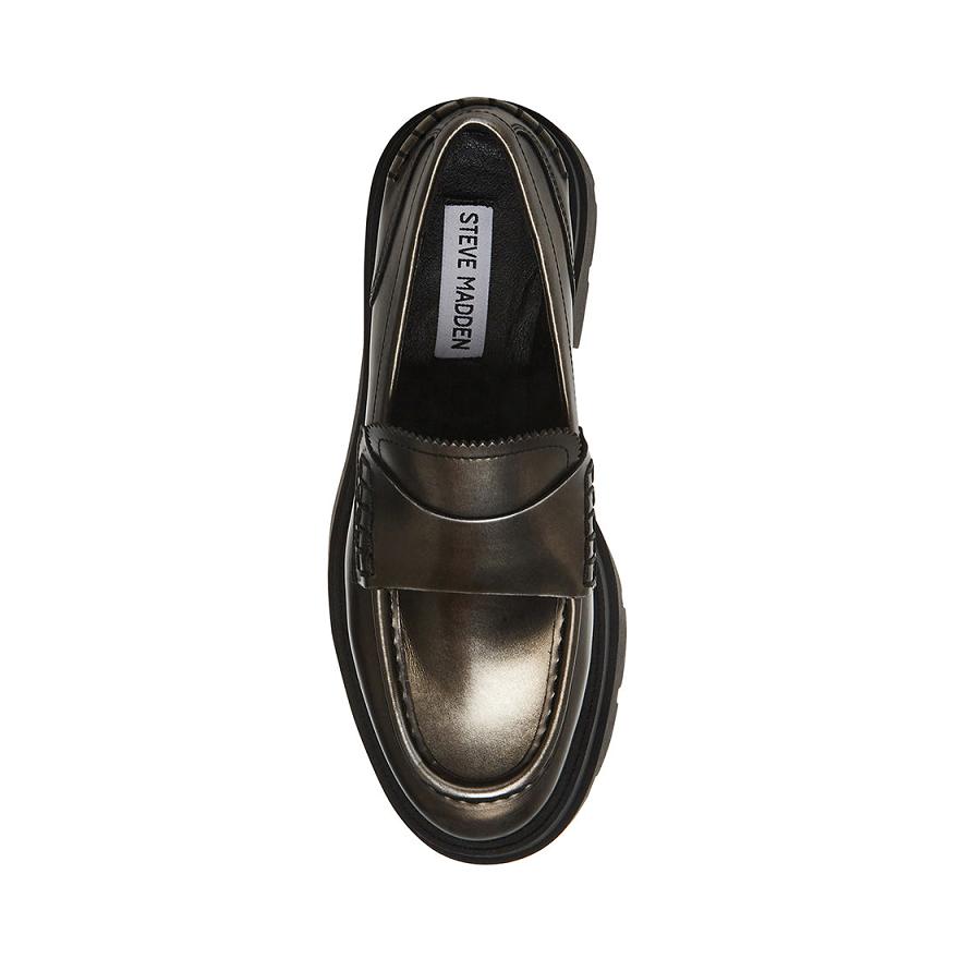 Steve Madden GAVEN Női Loafer Cipő Titán | 702LURFMI
