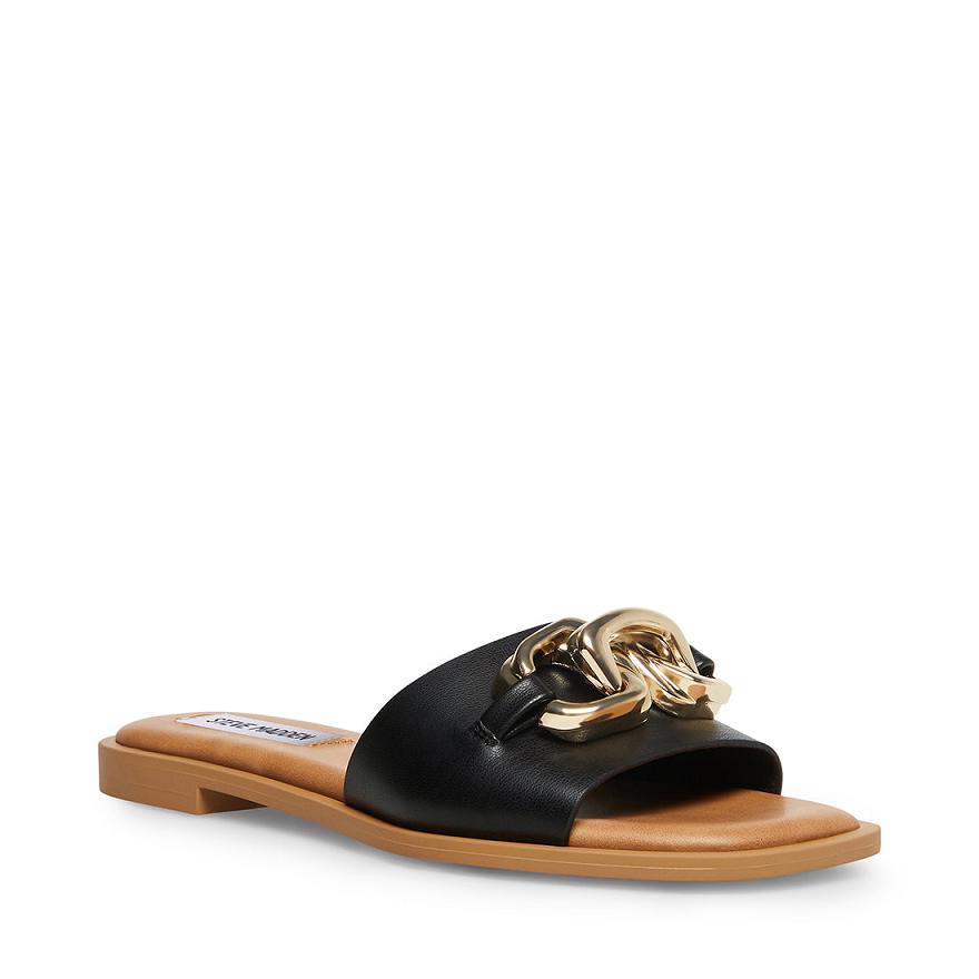 Steve Madden GENE Női Szandál Fekete | 035LNICPZ