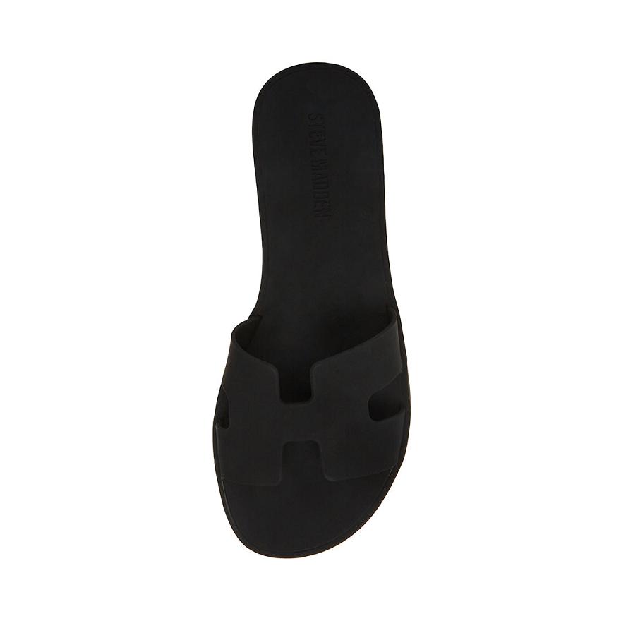 Steve Madden HADYN-J Női Papucs Fekete | 082MZGYQE