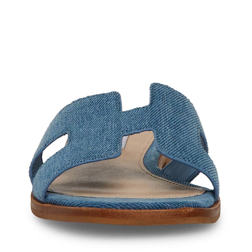 Steve Madden HADYN Női Szandál Denim | 840TBUFWN