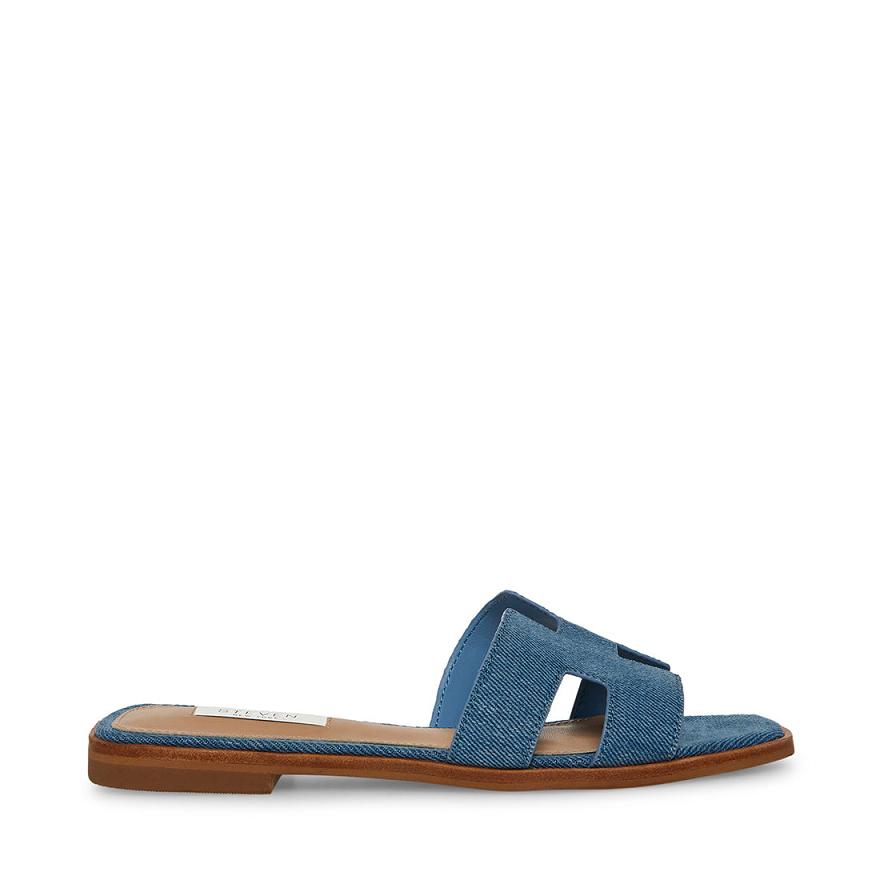 Steve Madden HADYN Női Szandál Denim | 840TBUFWN