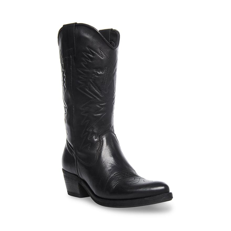 Steve Madden HAYWARD Női Csizma Fekete | 540UZQBFT