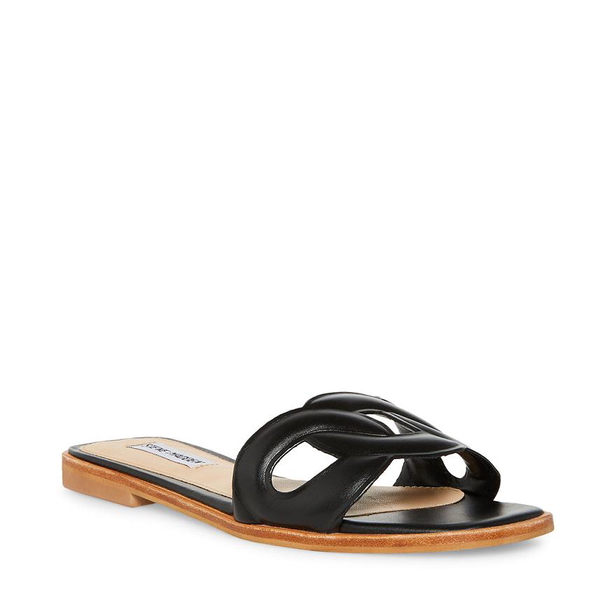 Steve Madden HELENE Női Szandál Fekete | 967BKHXQF