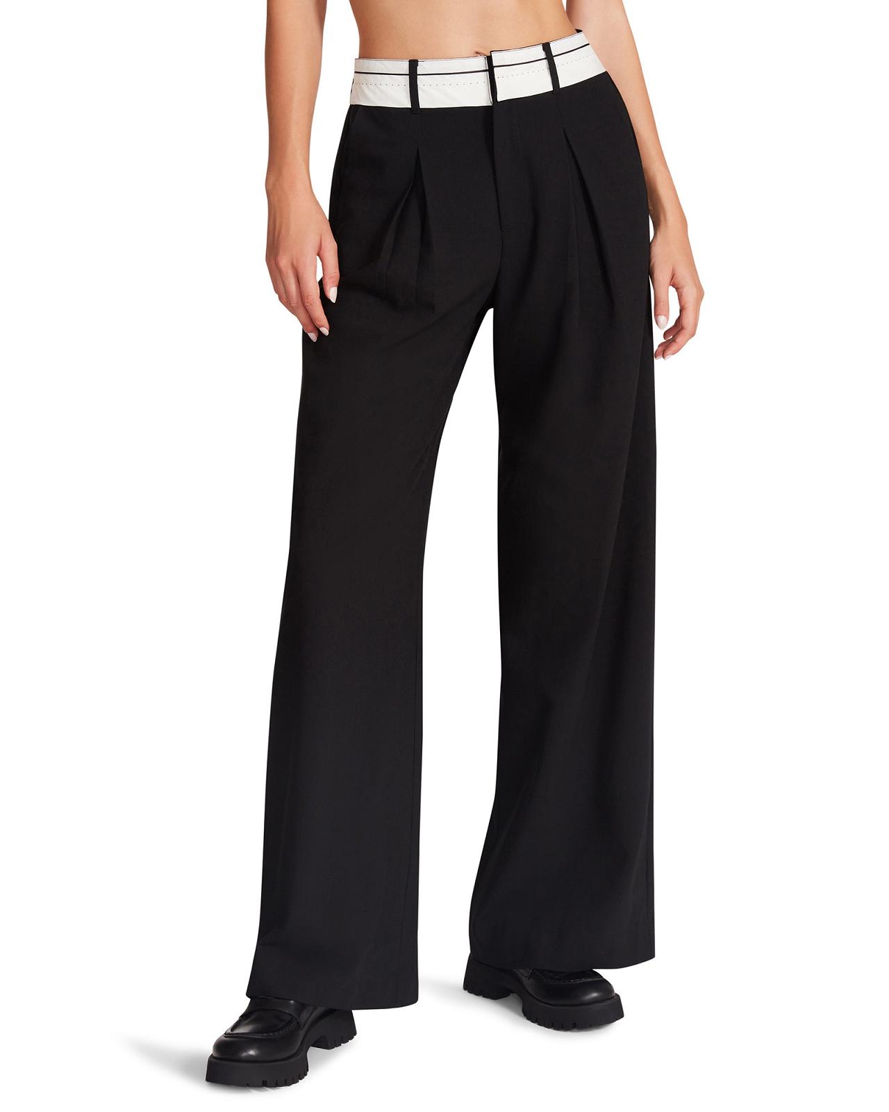 Steve Madden IZZIE TROUSER Női Alsók Fekete | 594LVFQHC