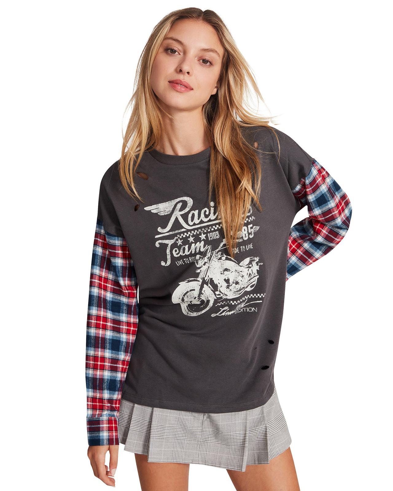 Steve Madden JAMI TOP Női Ingek Fekete | 513KEAHPJ