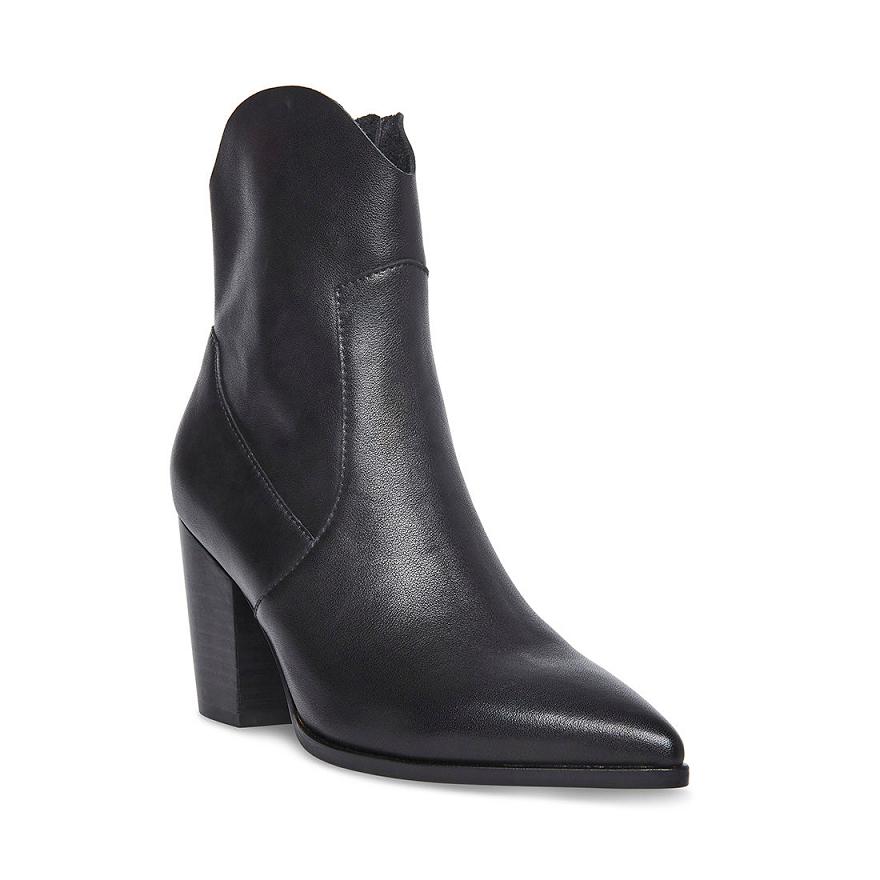 Steve Madden JANETTA Női Bokacsizma Fekete | 625DIKAYQ